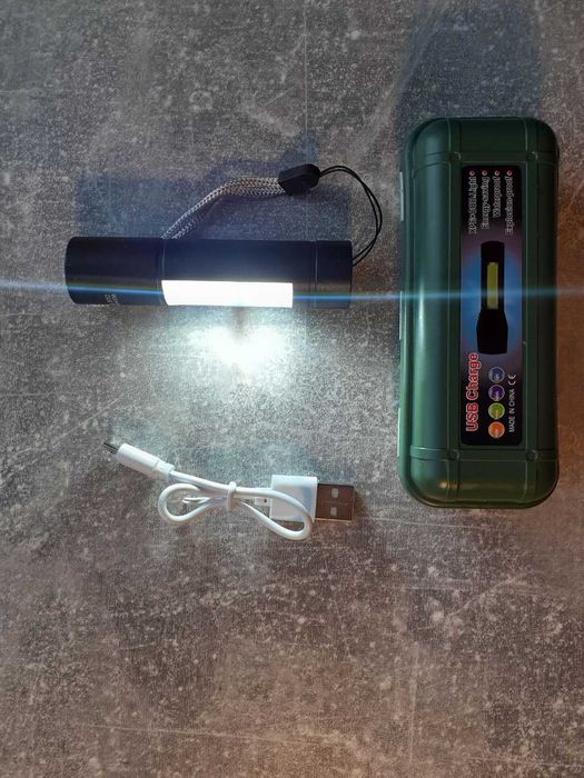 Тактичний ліхтар Police BL-510/1501-ХРЕ+СОВ, ЗП micro USB, Li-lon, Box