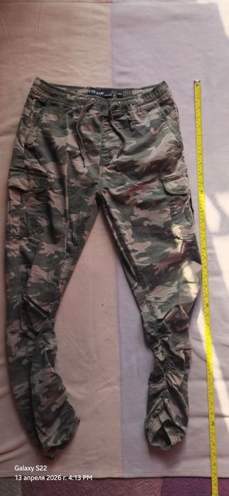 штаны джогеры, камуфляж.