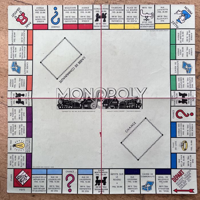 Jogo Monopoly Éditeur Exclusif Vintage