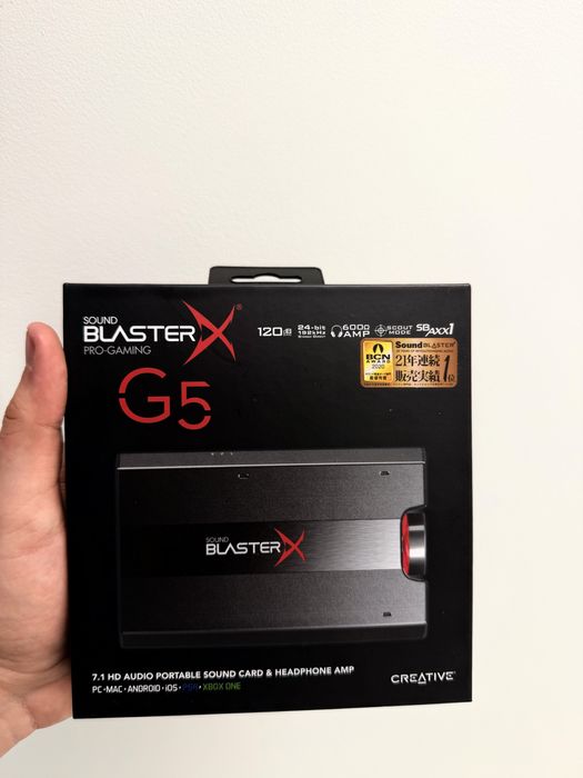 Creative Sound BlasterX G5 – zewnętrzna karta dźwiękowa / DAC