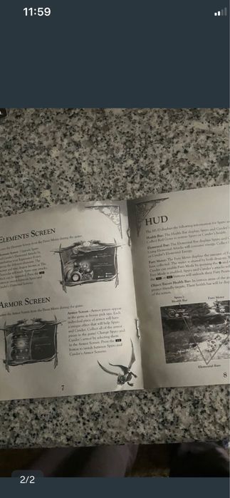 Manual jogo Ps3 Spyro The Legend Dawn of the Dragon