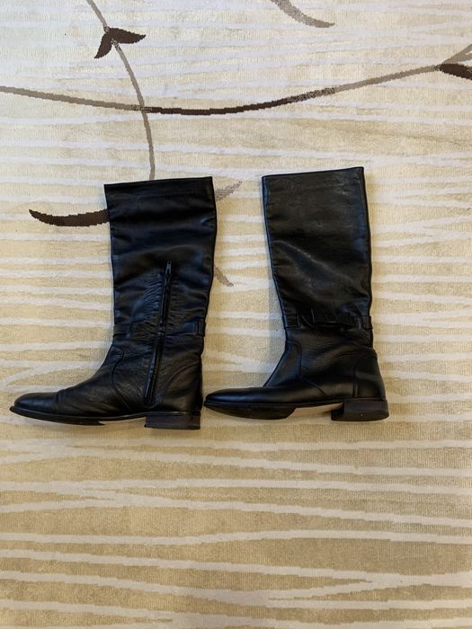 Сапоги кожаные