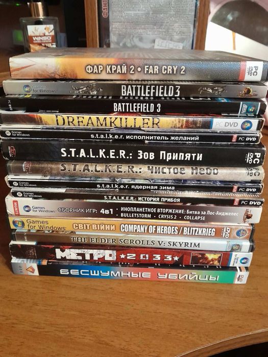 Ігри PC STALKER;METRO 2033 та інші.