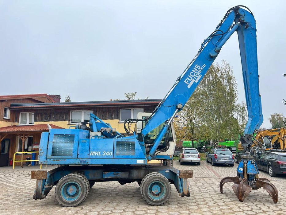 Fuchs MHL340 340 chwytak do złomu FUCHS 0,9m3  czerpak mhl sennebogen 332 335 350 cat mh 322 325 318 818 821 825