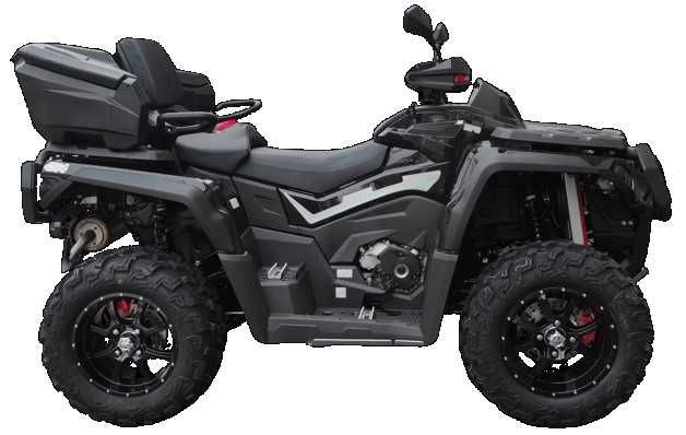 Kufer box ARWIC tył tylny 95L + zamek UNIWERSALNY QUAD ATV Z OPARCIEM