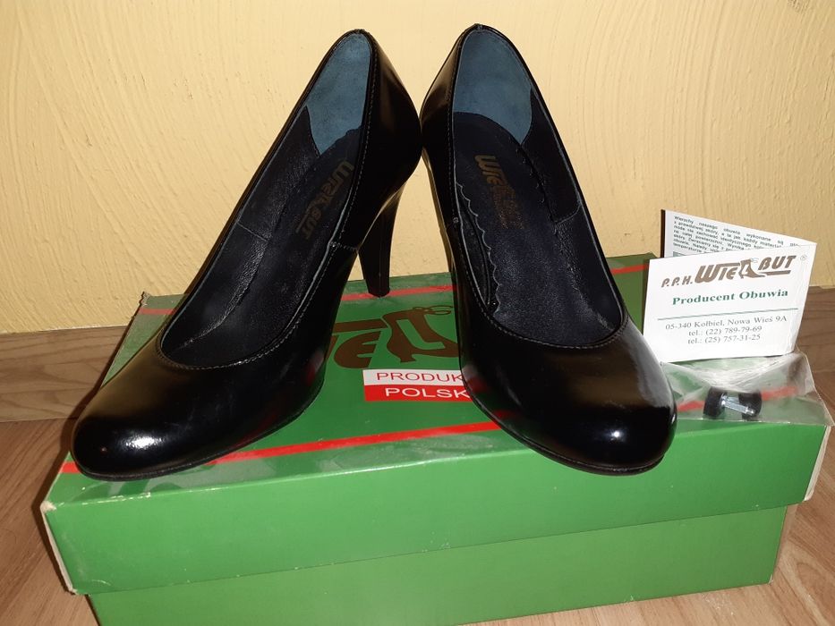 Buty czółenka czarne r 35