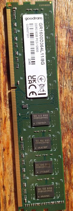 Пам'ять DDR 3 8Gb нова