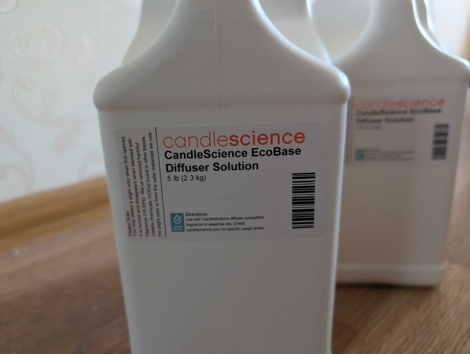 CandleScience EcoBase Reed Diffuser Solution - основа для дифузора. Дві каністри по 2.3кг