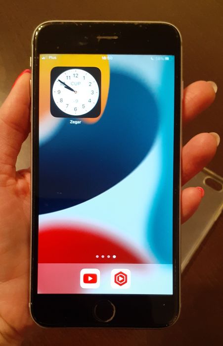 Apple IPhone 6s plus srebrny