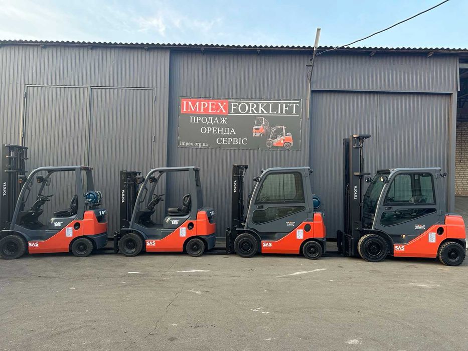 Газовий навантажувач TOYOTA 02-8FG18, (погрузчик Тойота)