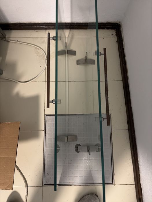 Ecrã para lareira de vidro Nº04 6MM INOX