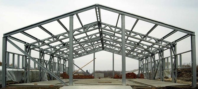 Монтаж металоконструкцій, сендвіч панелей, профнастилу