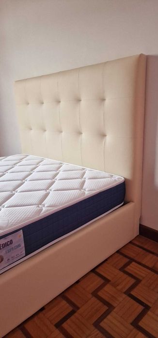 Camas de Casal Estofadas de Luxo 199€ Disp. em Várias Cores! 190x140m!