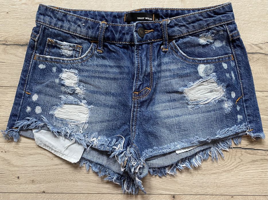 Tally Weijl krótkie spodenki szorty jeansowe 34