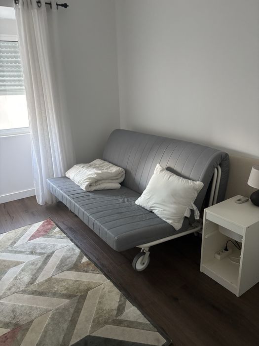 Sofá-Cama e Cabeceira