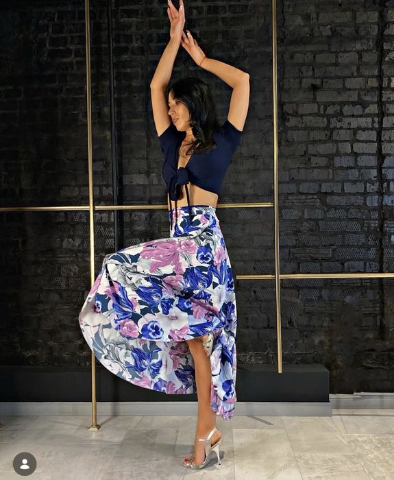 Спідниця на затин летюча для танців, танго