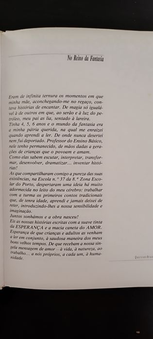 Livro No Reino da Fantasia. Usado