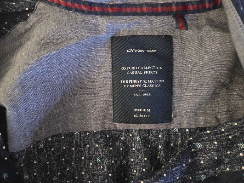 Koszula męska DIVERSE slim fit rozmiar M
