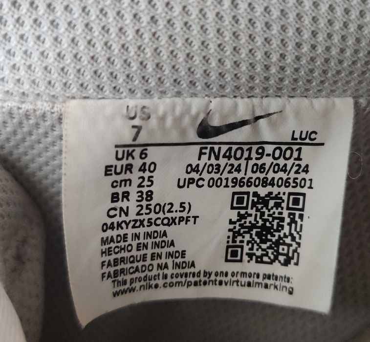 Buty Nike Court Vision oryginalne 40 25cm skórzane damskie