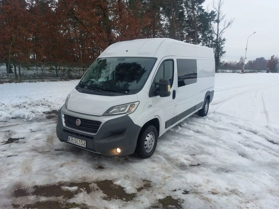 Fiat DUCATO  2.3 MultiJet 130 Km Brygadówka Salon PL 7 Osobowy Niski Przebieg Klima
