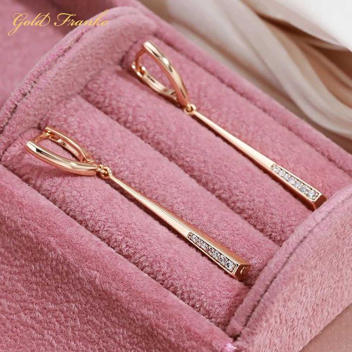 Kolczyki GF39 585RG Gold Franko
