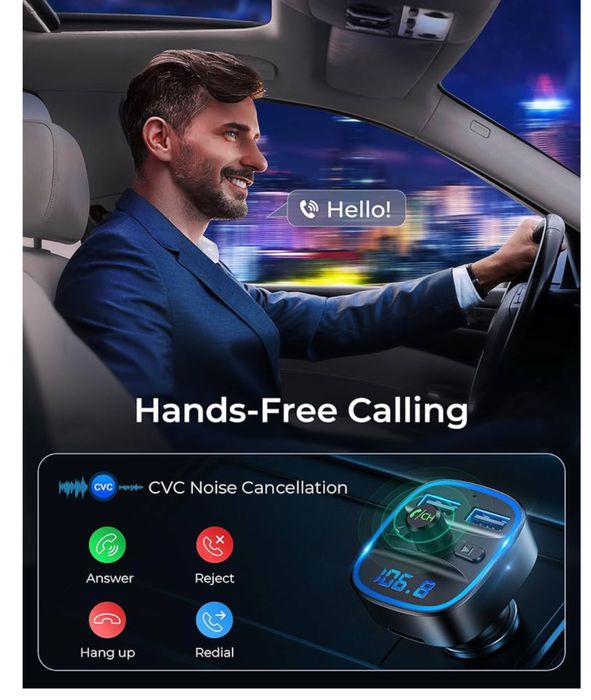 Lencet T25 Transmiter samochodowy bluetooth