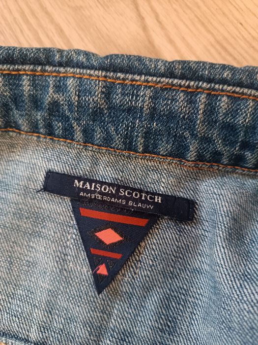 Kurtka ramoneska jeansowa