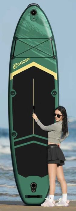 Надувна SUP дошка для плавання EGGORY 335 см Зелена