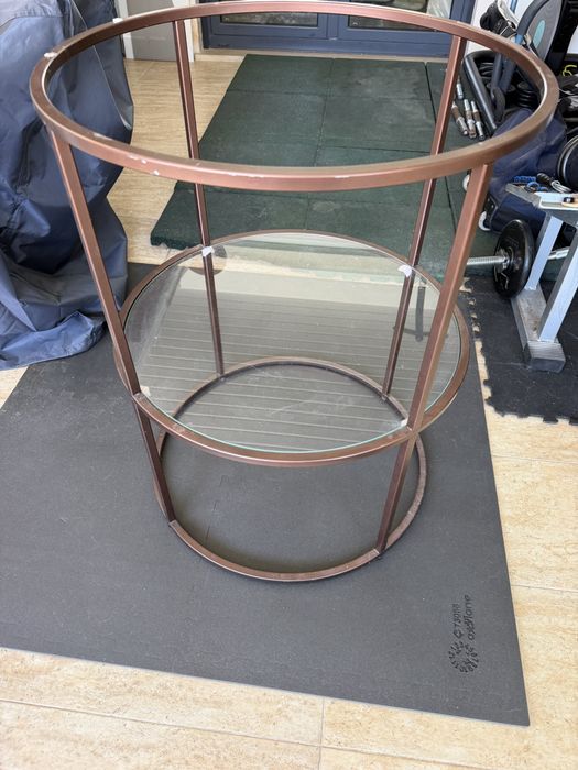 Mesa de apoio circular