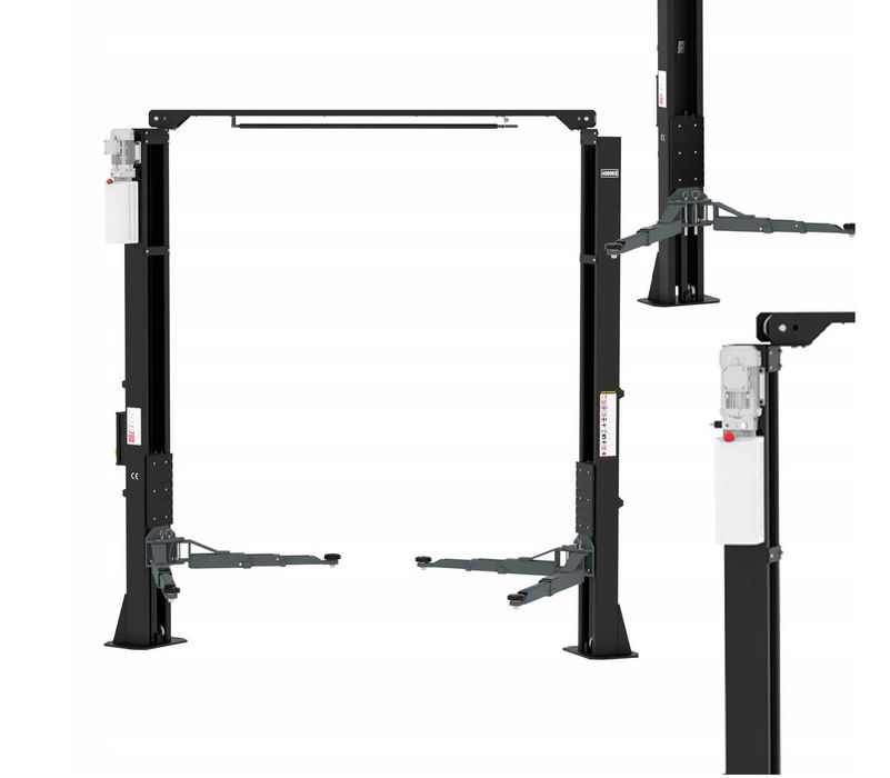 Podnośnik Samochodowy Dwukolumnowy Asymetryczne Kolumny 4T Dost 0zł PL