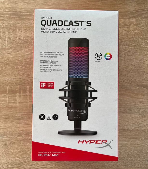 Микрофон HyperX quadcast S