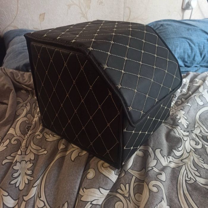 Органайзер из эко кожи в багажник автомобиля Размеры 30х30х30