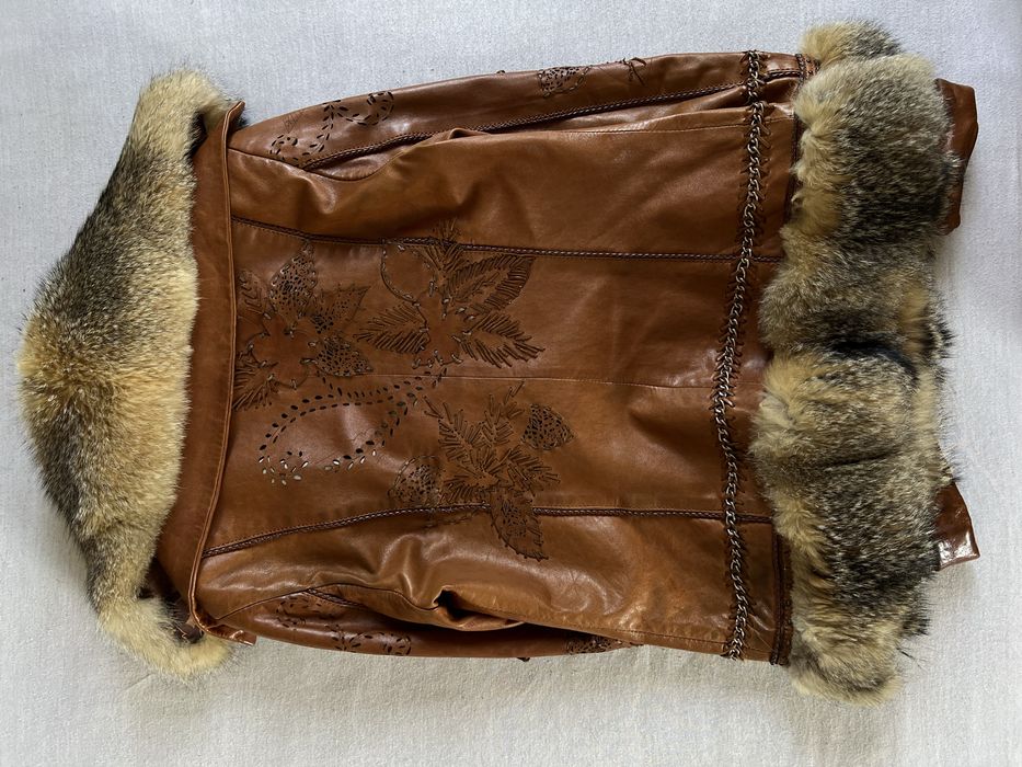 Турецька шкіряна куртка р.44-46