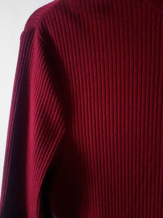 Bordowe body z wyciętymi plecami Glamorous XS wiskoza