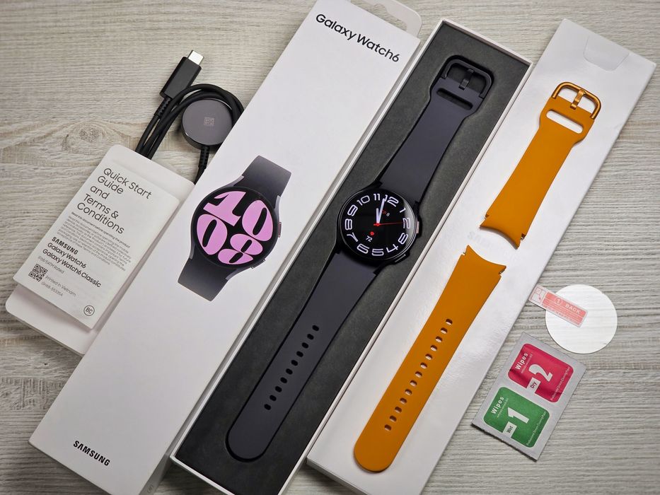 Смарт-годинник Samsung Galaxy Watch6 40mm Black (SM-R930) • НОВИЙ!