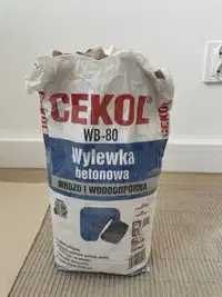 Wylewka betonowa castorama wb-80 CEKOL - prawie całe opakowanie