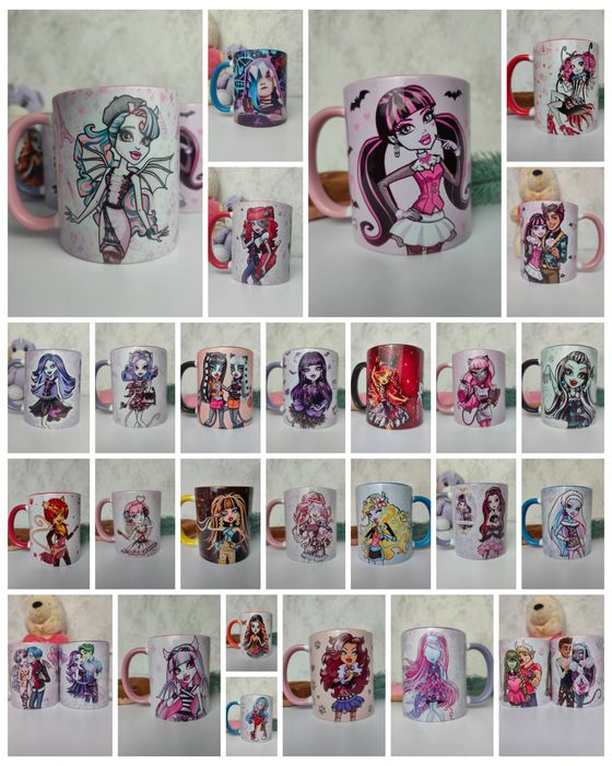 Чашки з принтами  Монстер Хай Monster High