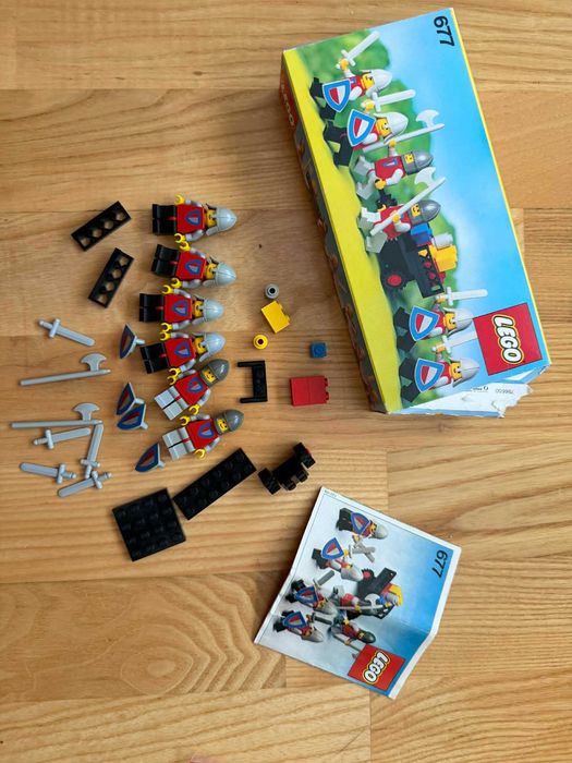 Lego 677 Knight's Procession 1979r Pudełko instrukcja