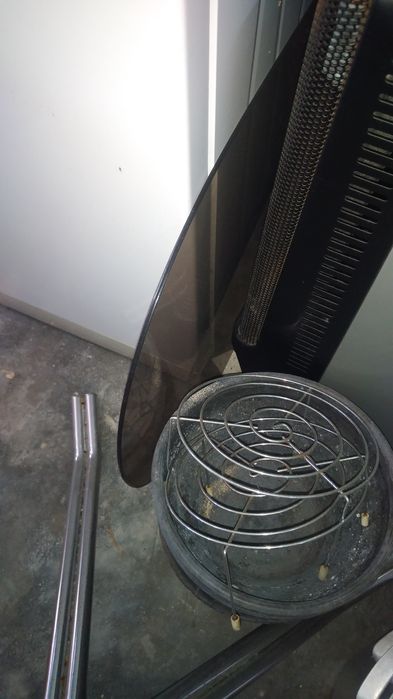 Mesa de vidro de jantar + 6 cadeiras *oportunidade*