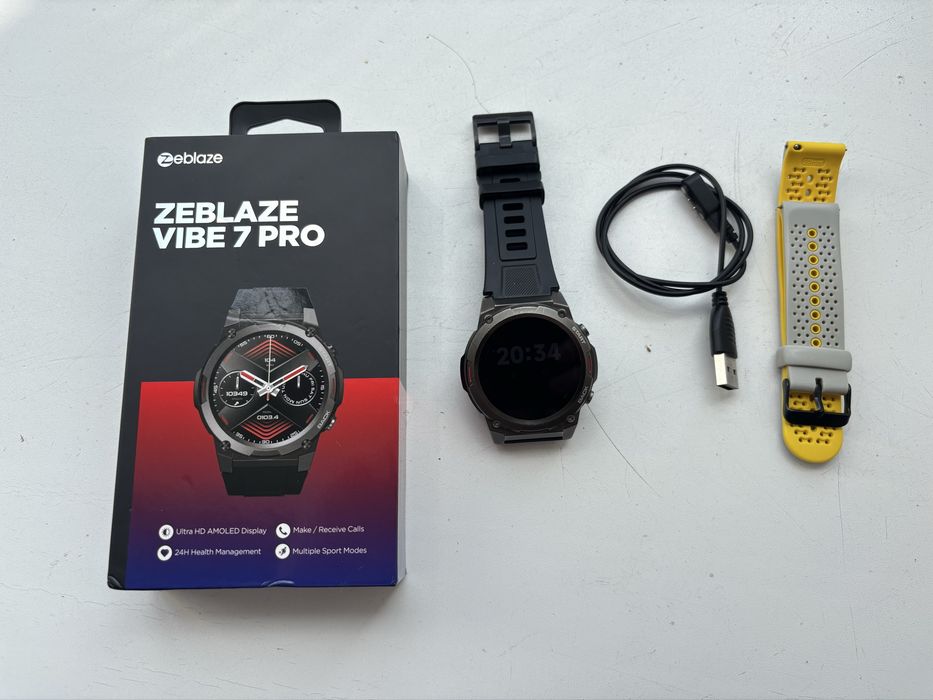 Смарт-годинник Zeblaze VIBE 7 PRO Black, 56мм, Titanium