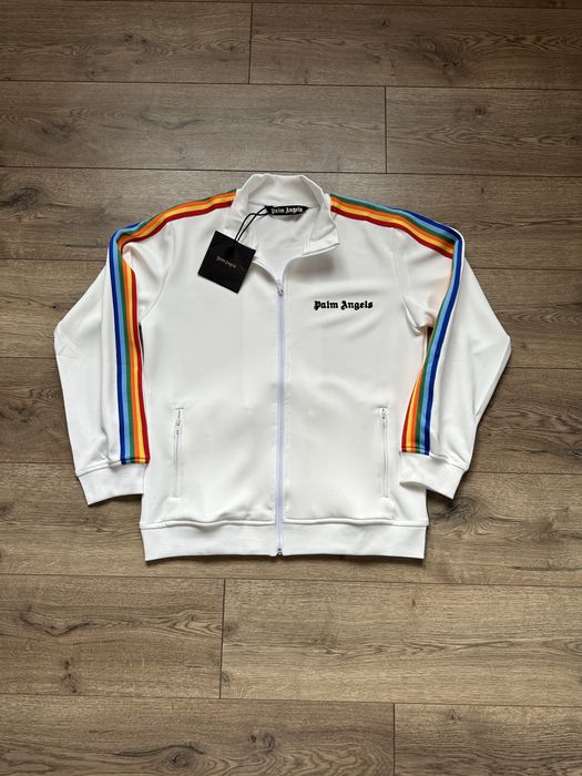 НОВА Кофта Palm Angels White Кольорова | Зипка Пальм енджилс палм /світшот