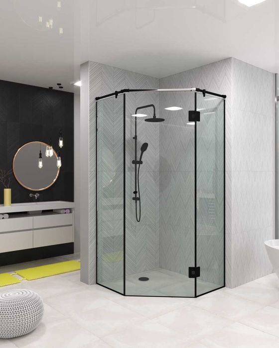 Скляна душова. Душова кутова. Перегородку в душову.