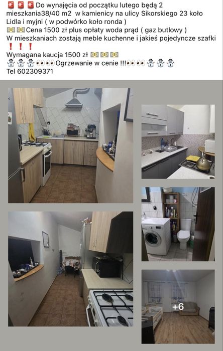 Mieszkanie kawalreka do wynajęcia