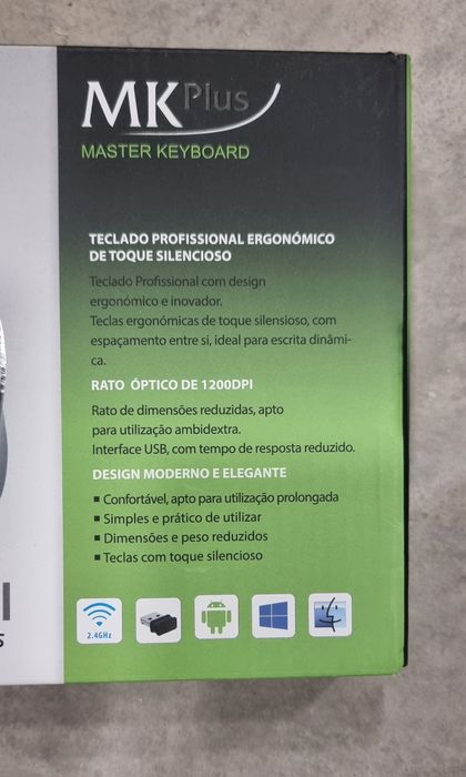 Rato e teclado wireless