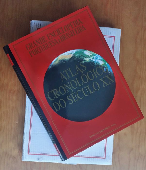 Atlas Cronológico do Século XX da Grande Enciclopédia Portuguesa e Brasileira - livro novo