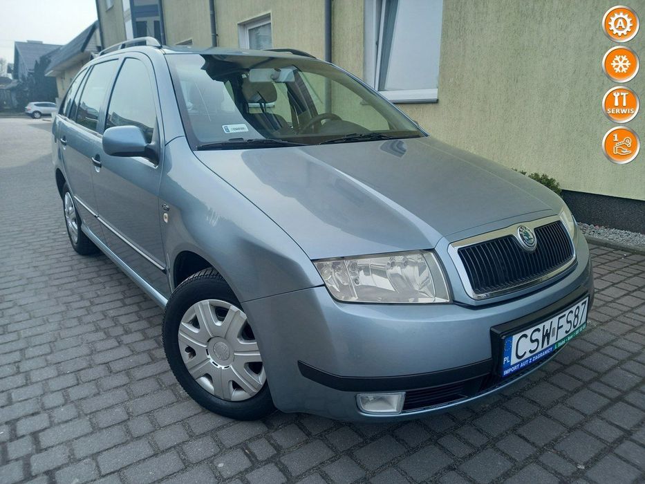 Skoda Fabia 1.4Mpi 75KM Benzyna Automat Klima Zarejestrowana Bardzo Zadbana