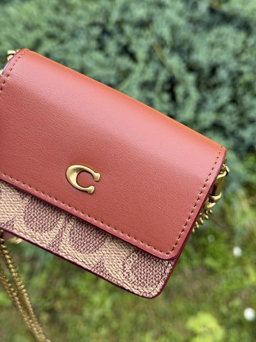 Coach Half Flap Card Case сумка / візитниця / картхолдер