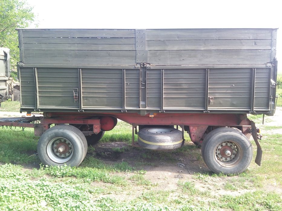 Ман самосвал з прицепом самосвалом