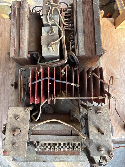 Mocne Transformatory PRL Miedź Radiator Prostownik Nietestowany Kompletny