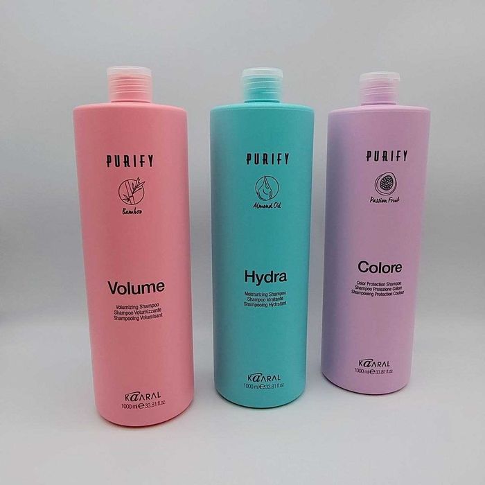 1000мл шампунь для волос KaaraL Purify Hydra Energy Colore Volume